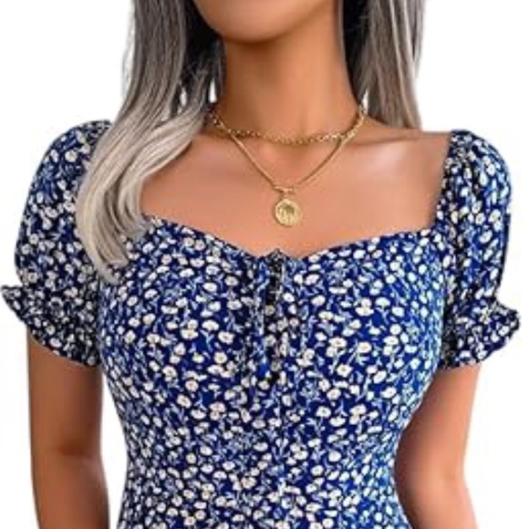 Aribibi Floral Summer Dress - Picture 2 of 5